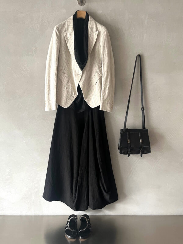 outfit forme dexpression marc le bihan black white