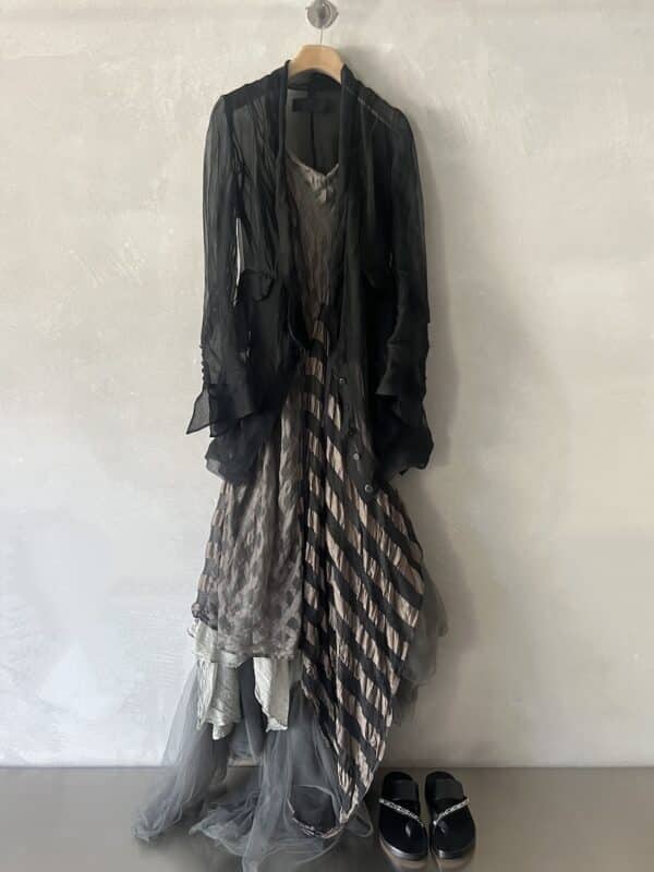 marc le bihan long silk dress 1