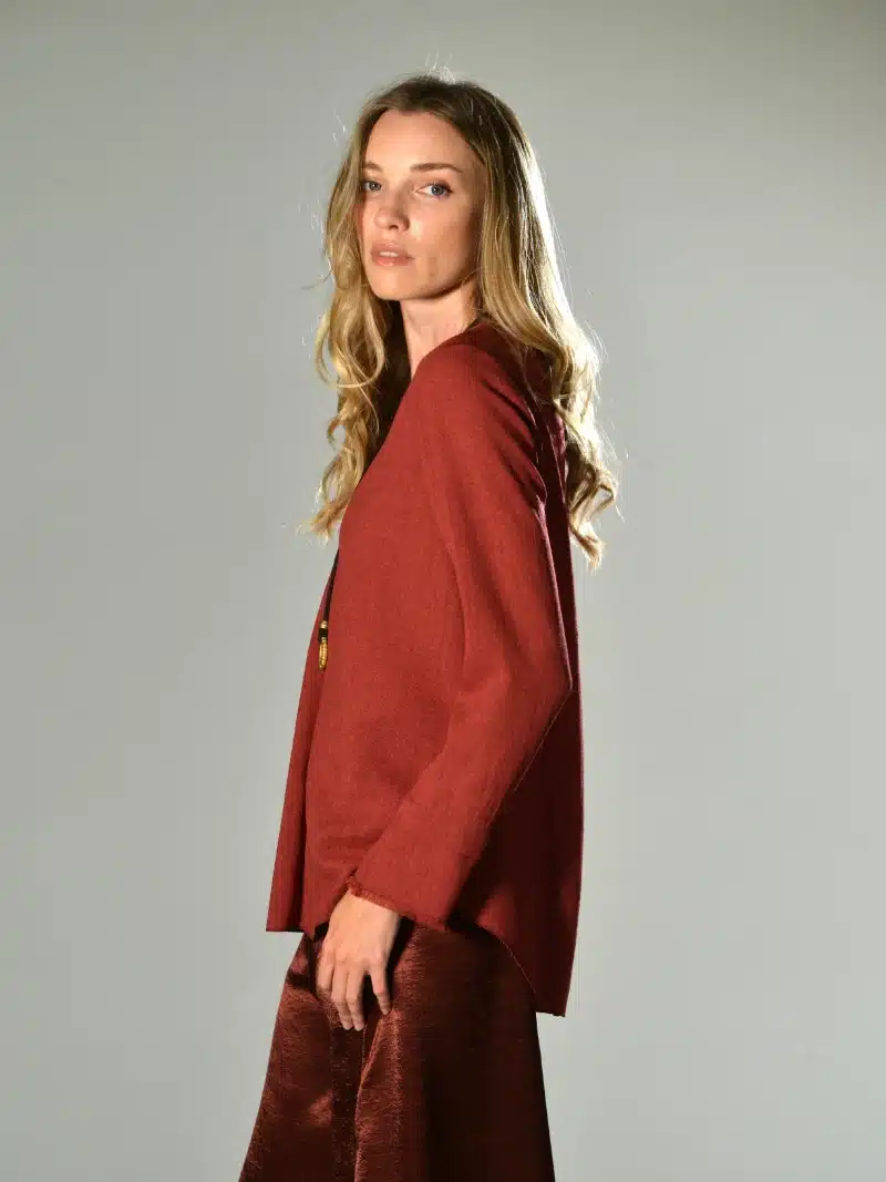 blusa top rosso marina lari 1