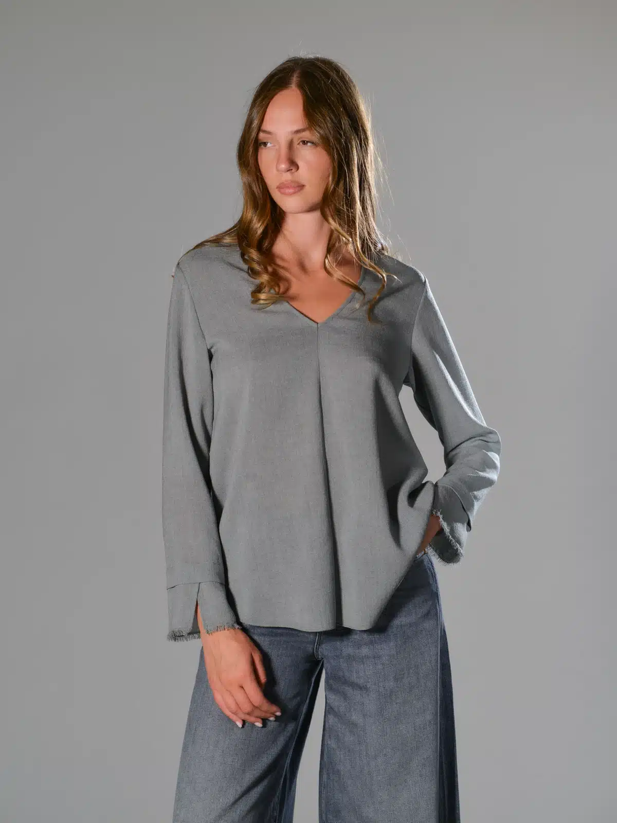 top blusa verde salvia marina lari 1