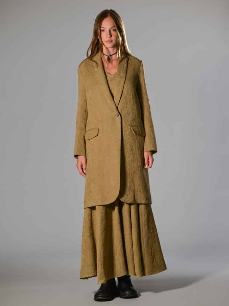 cappotto oversize senape marina lari 1