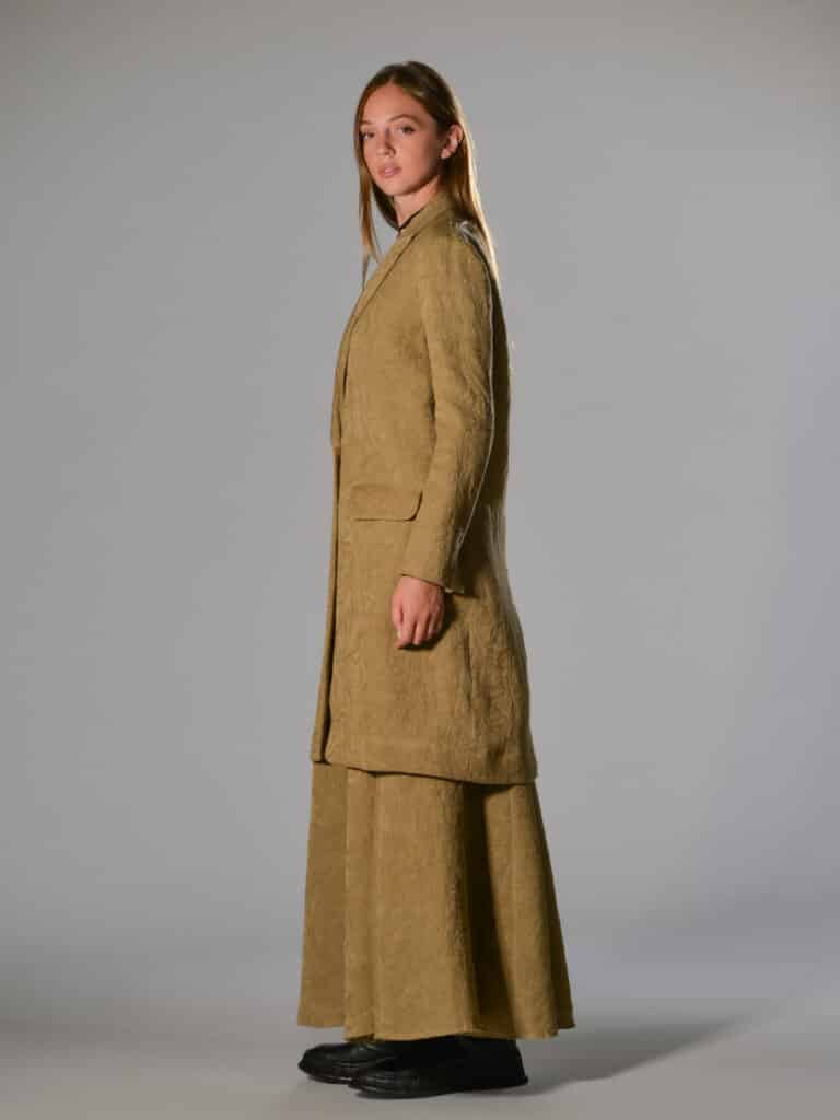 cappotto oversize senape marina lari 2