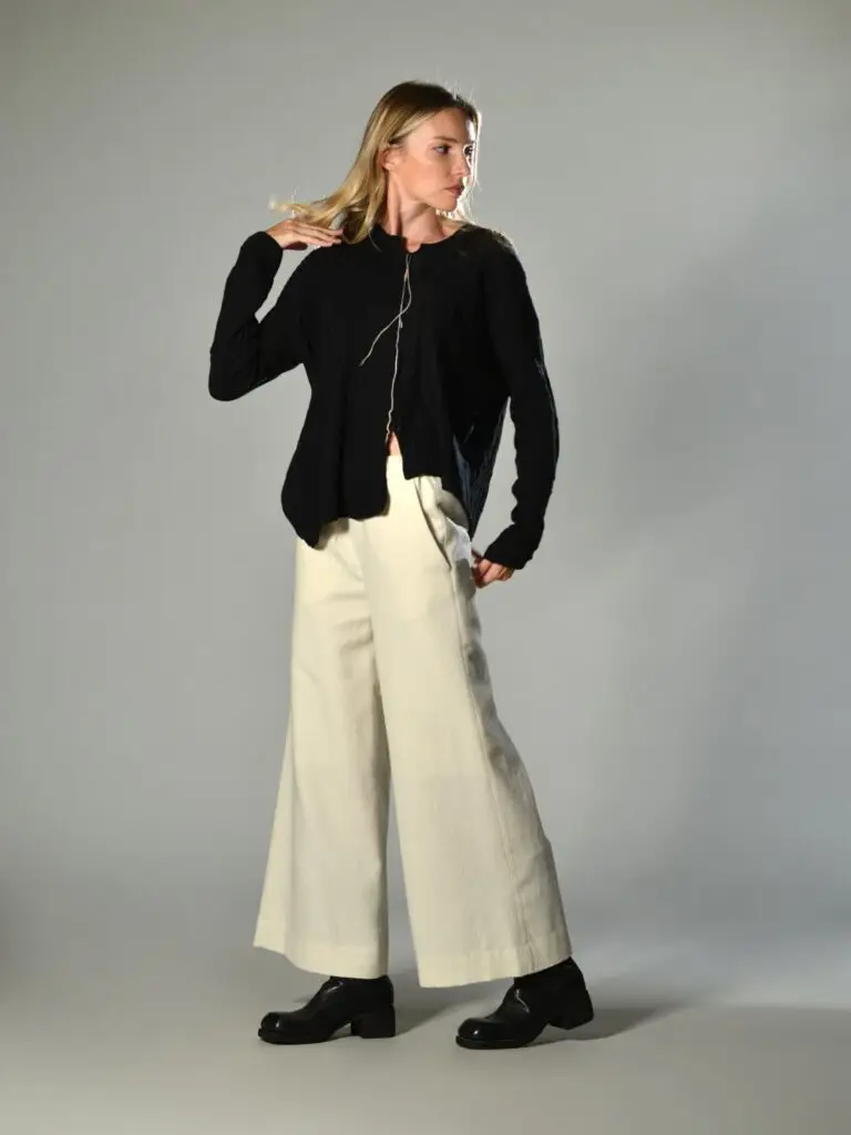 pantaloni crop lana bianco marina lari 1 1