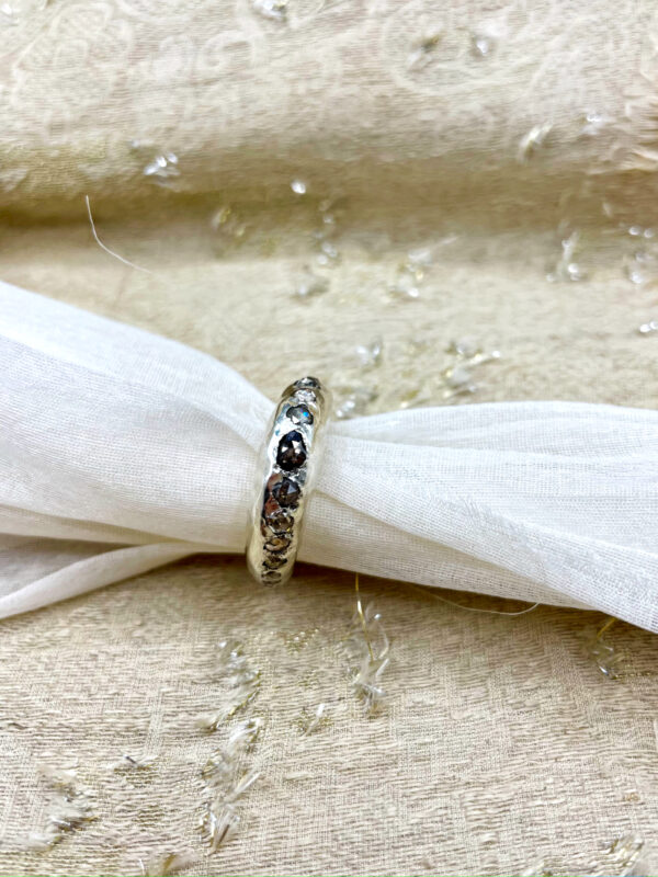 Anello con diamanti rosa maria jewellery