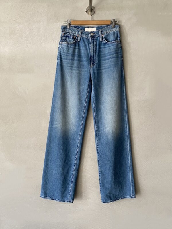 jeans boy-friend scolorito gamba dritta the dodger sneak mother denim