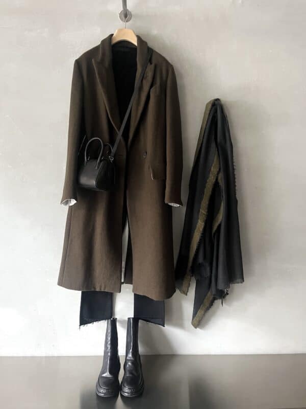 cappotto oversize marrone forme dexpression