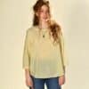 Blusa in cotone e seta