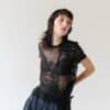Cotton lace blouse