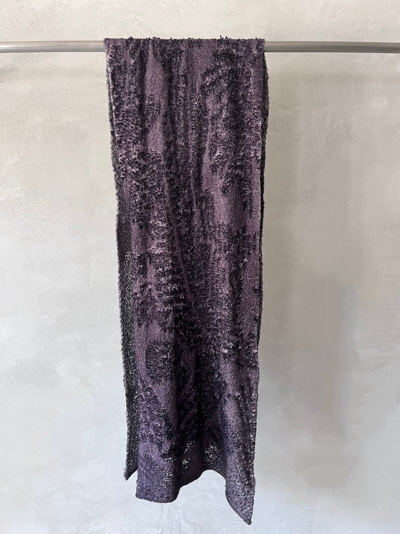sciarpa cashmere viola avant toi