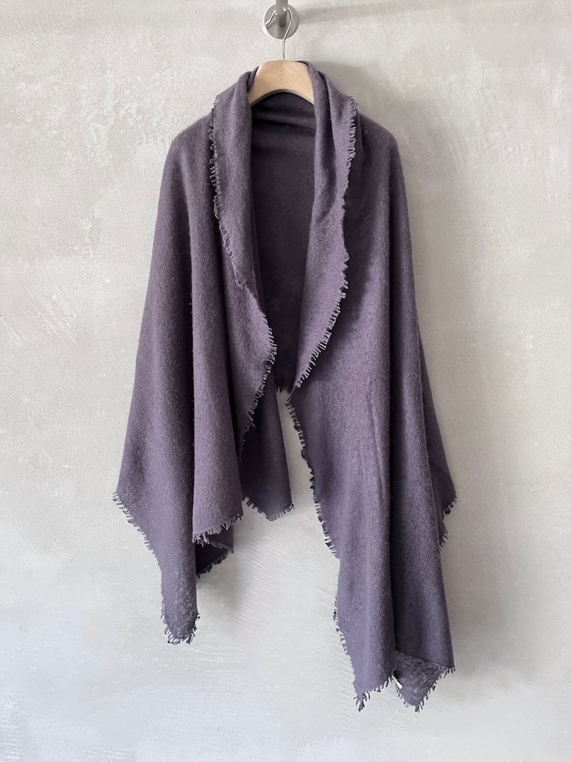 sciarpa infeltrita cashmere lavanda mirror in the sky