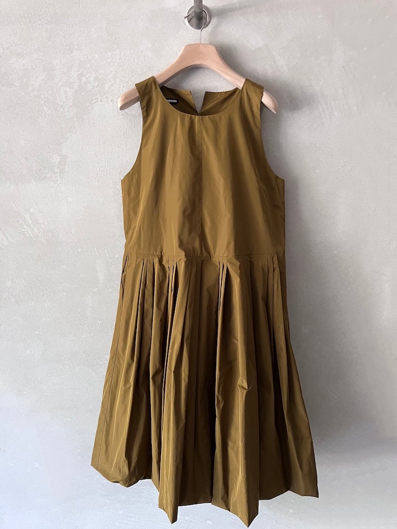 abito oversize smanicato senape susanne bommer