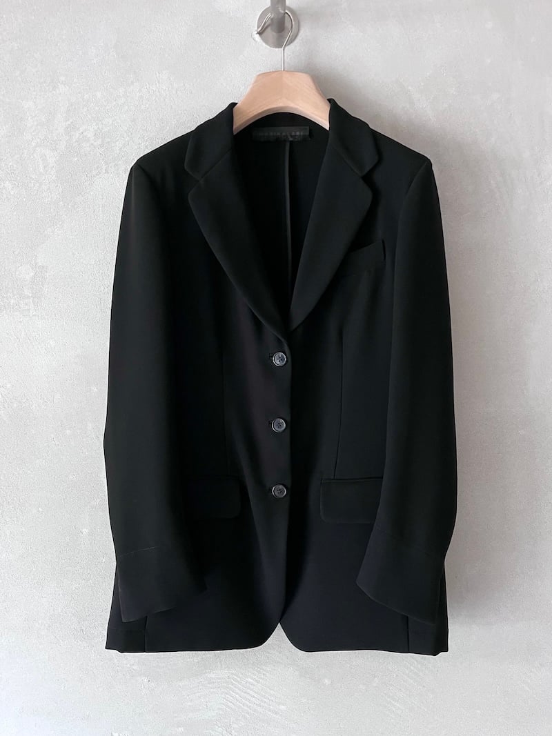 giacca blazer monopetto sfoderata nero marina lari