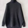Maglione over collo alto
