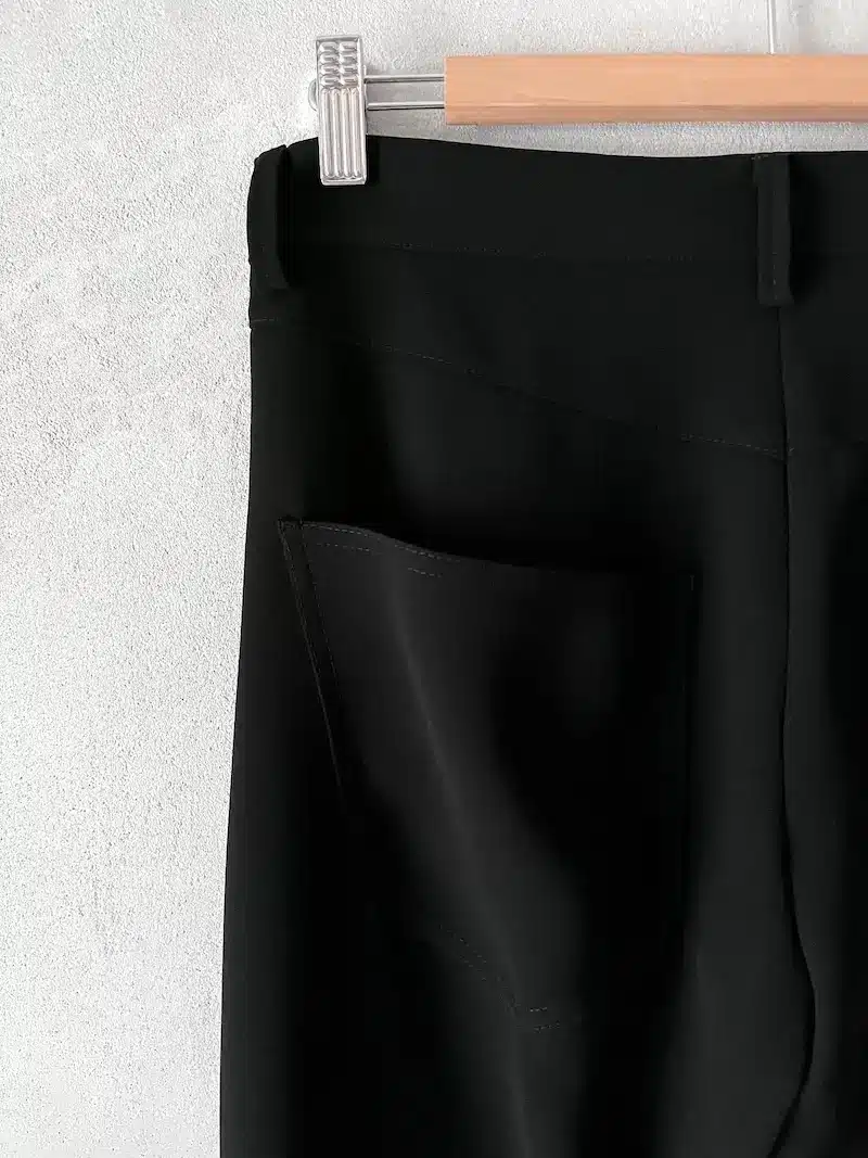 pantaloni crop nero marina lari