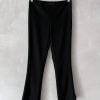 Cropped trumpet trousers