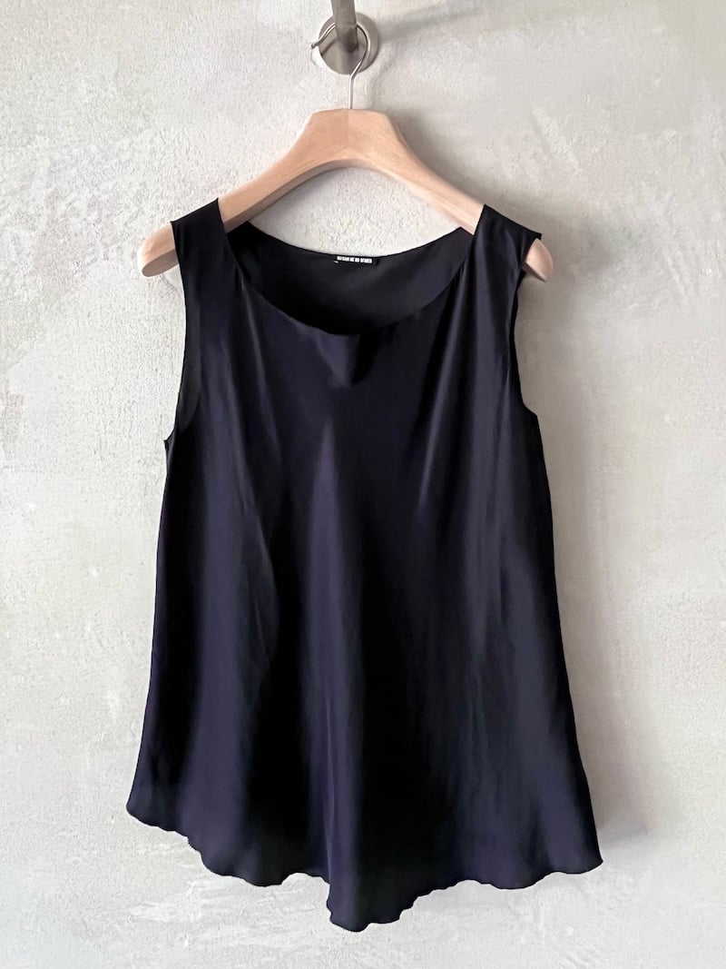 top smanicato seta blu notte susanne bommer