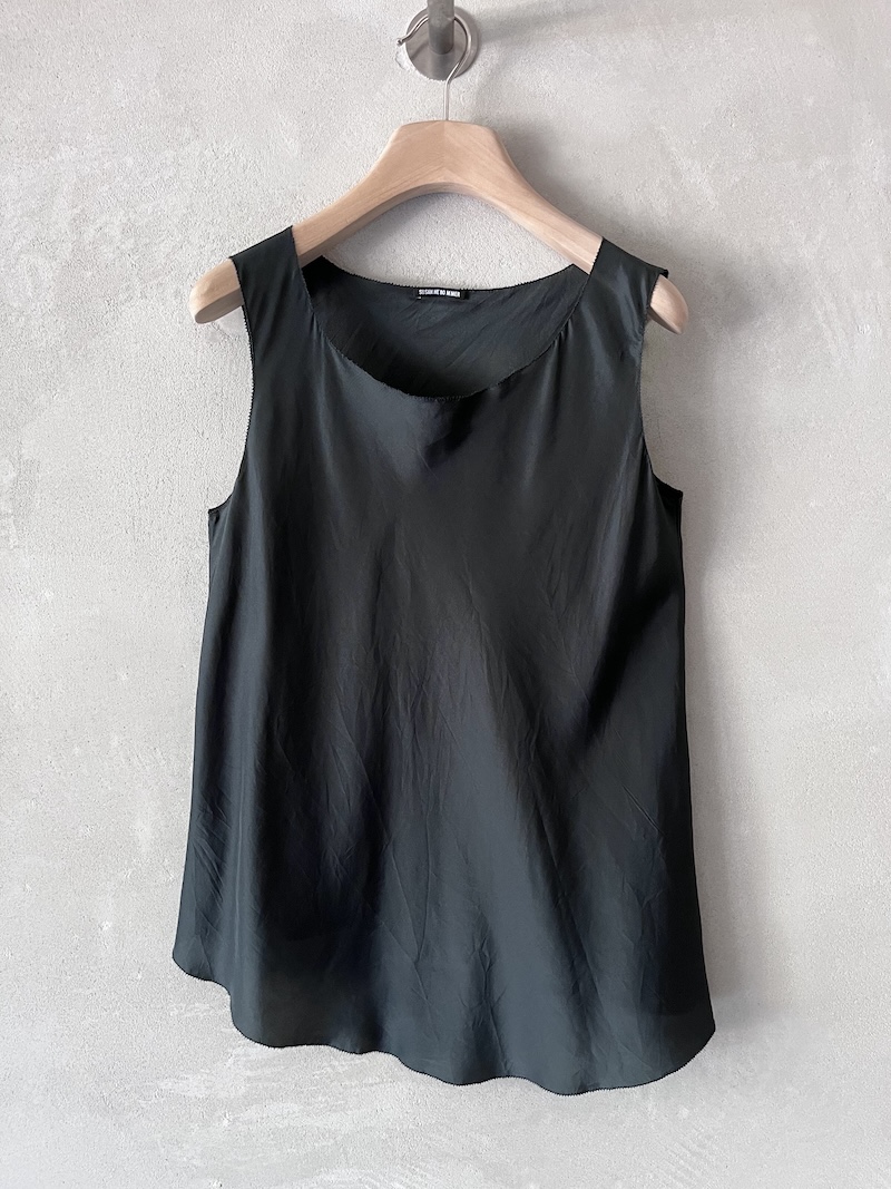 top smanicato seta verde bottiglia susanne bommer