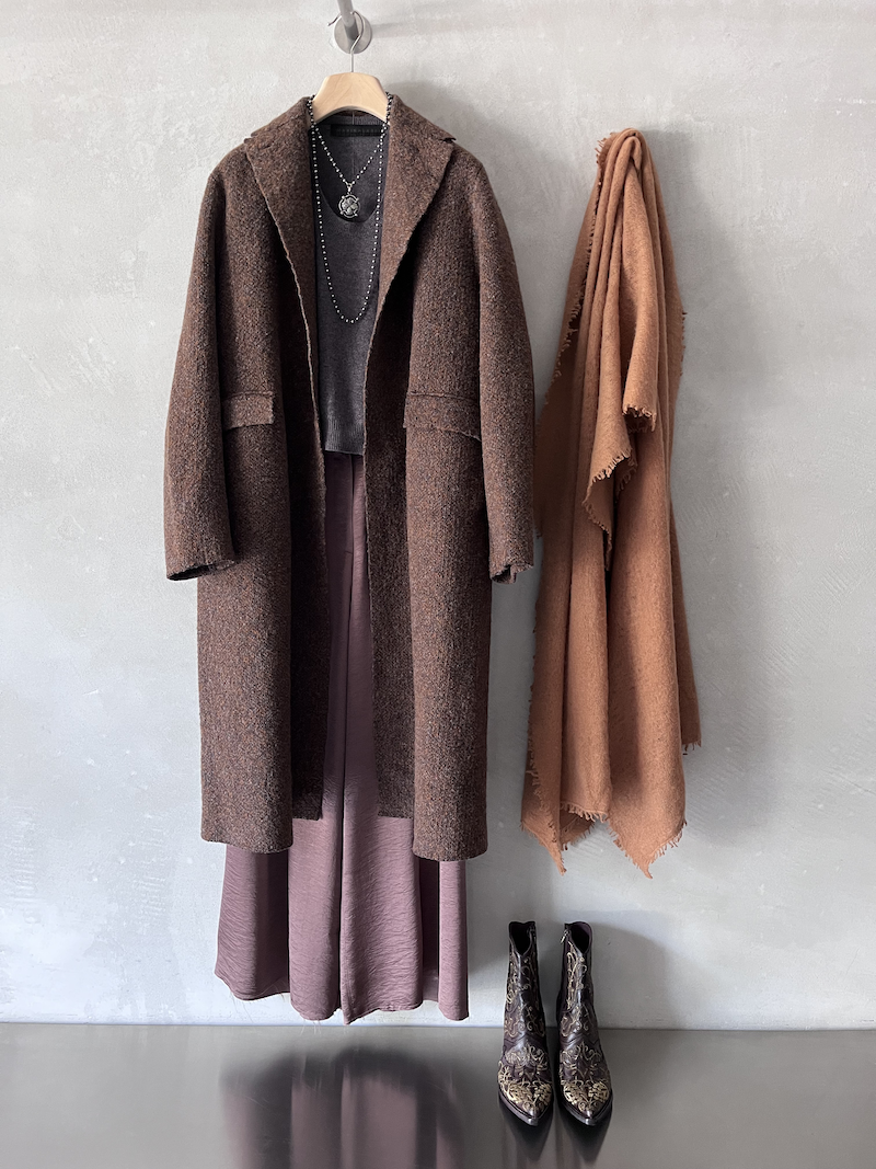 cappotto marrone boboutic