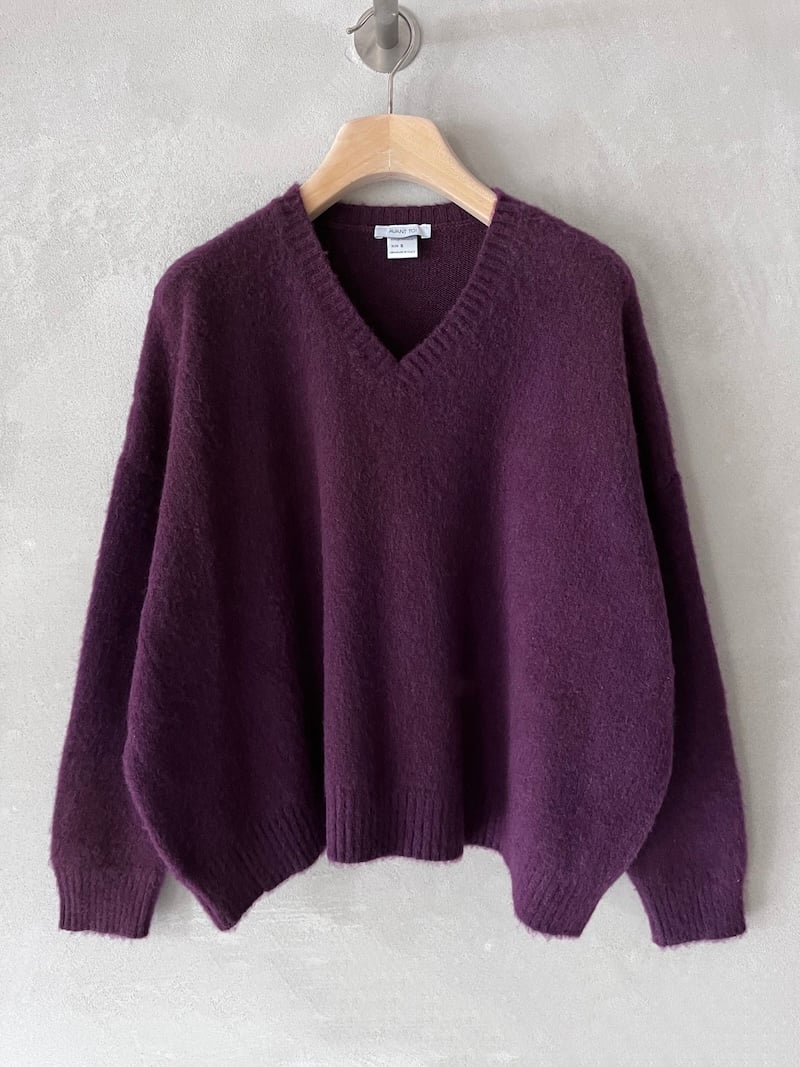 maglia over boxi viola cashmere avant toi