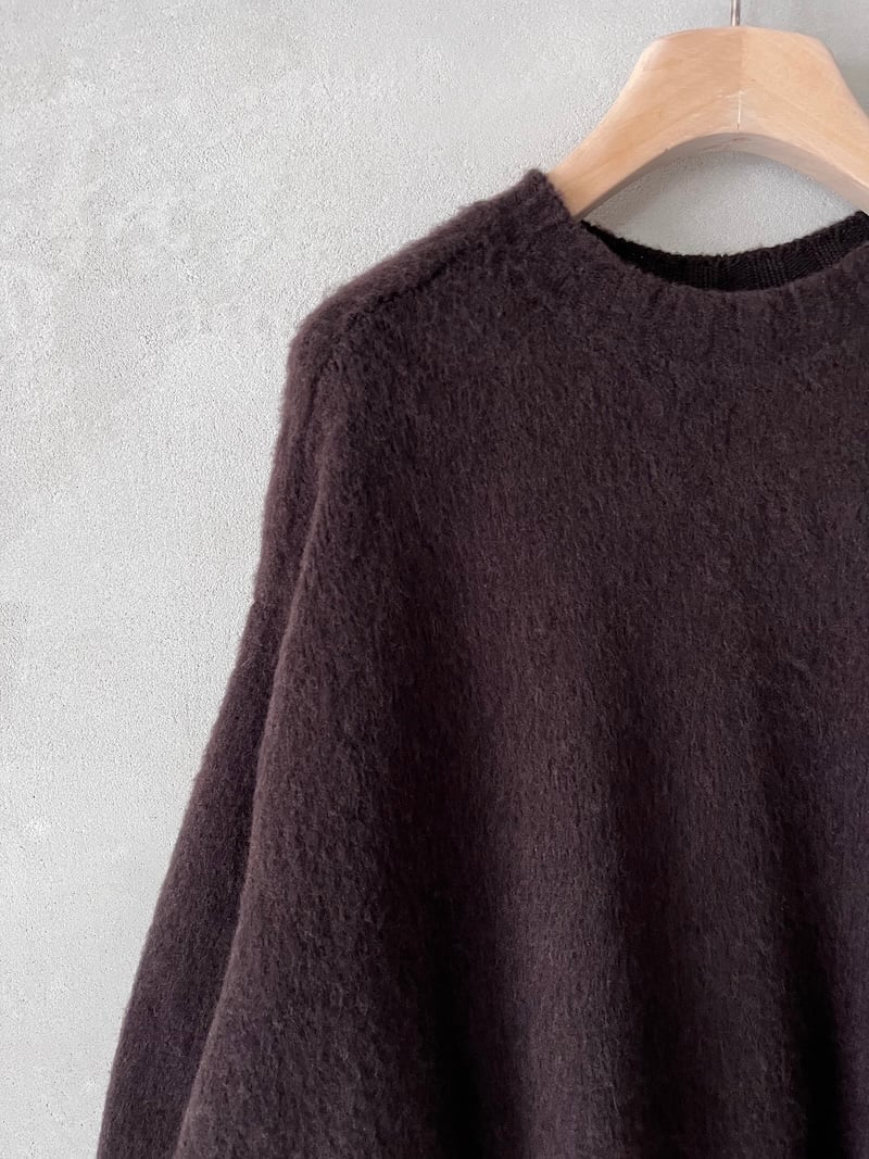 maglione over lana cashmere marrone avant toi
