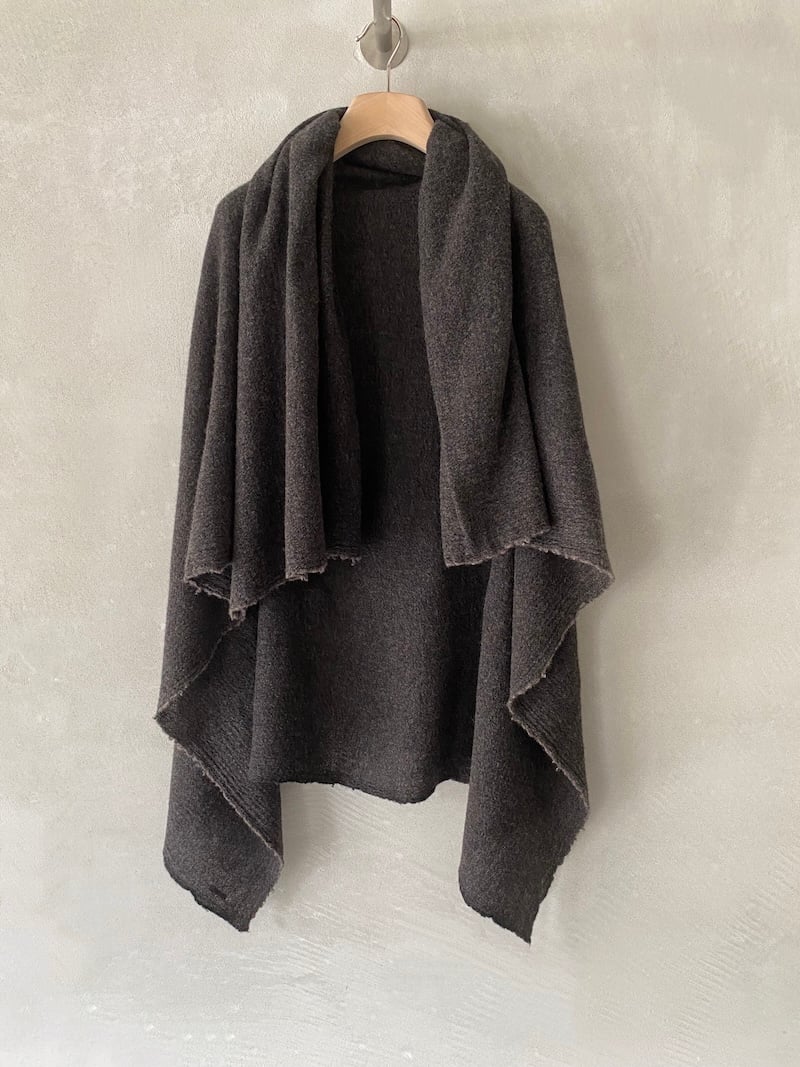 sciarpa cashmere tortora army apuntob
