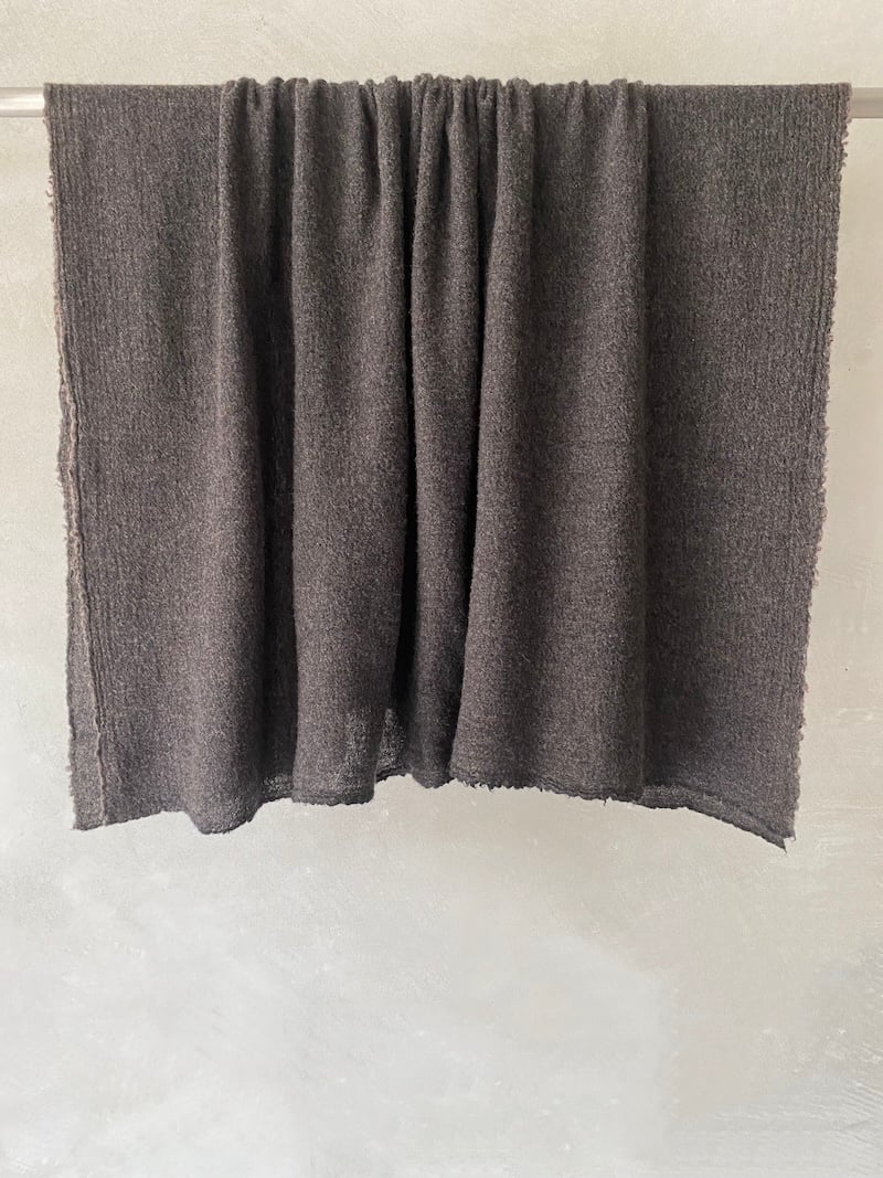 sciarpa cashmere tortora army apuntob