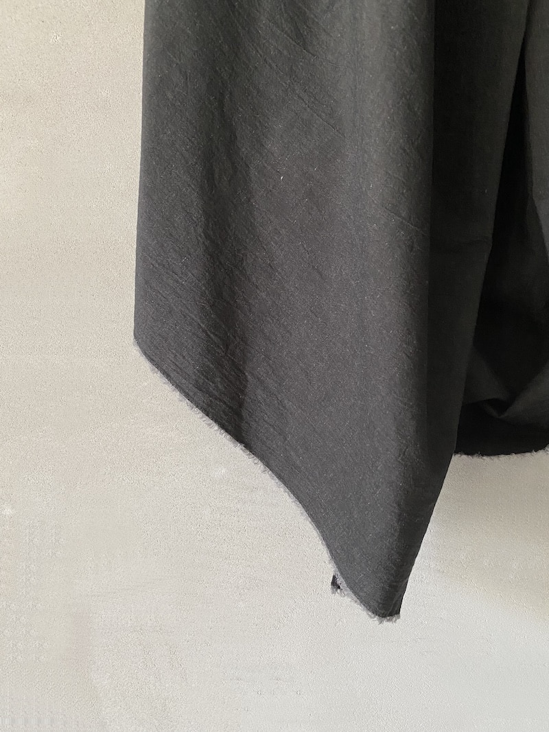 Spolverino Oversize Grigio Antracite Marina Lari in Cotone e Lino