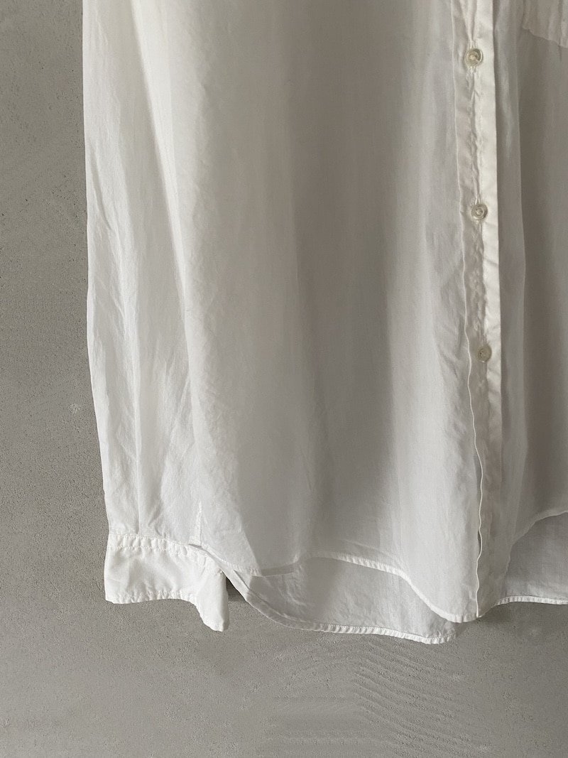 White boy friend shirt in cotton with buttons, men's cut 6167 Studio Shirt