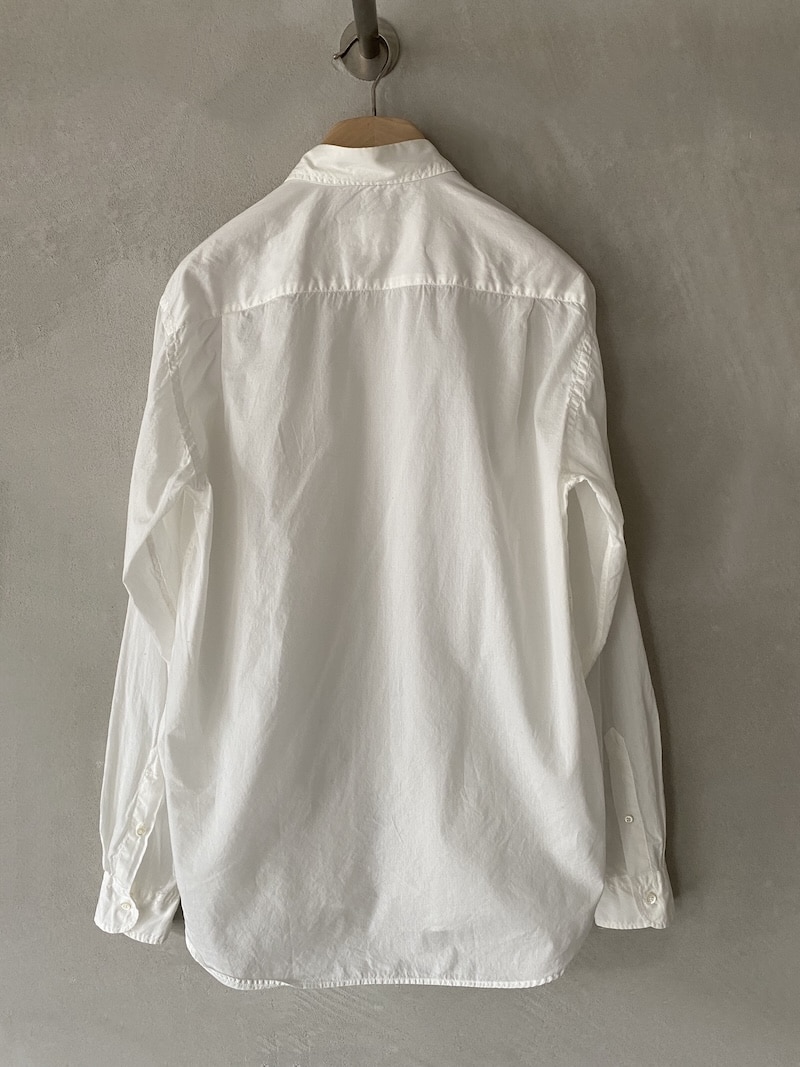 White boy friend shirt in cotton with buttons, men's cut 6167 Studio Shirt