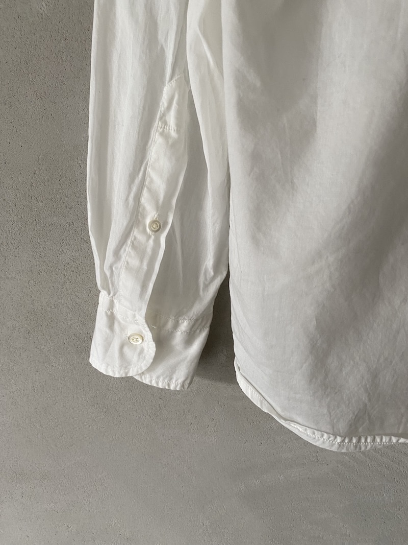 White boy friend shirt in cotton with buttons, men's cut 6167 Studio Shirt