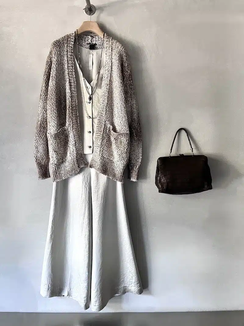 total white outfit marina lari