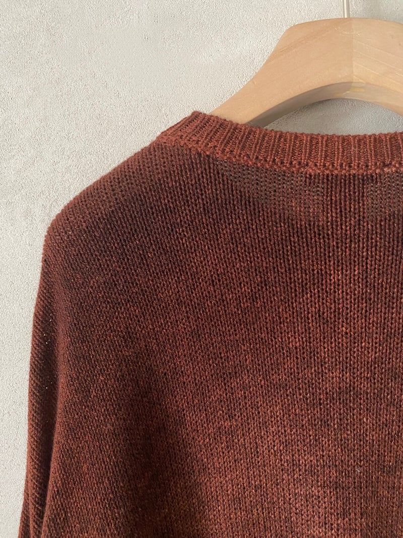 Avant Toi Oversized Rust Cashmere Sweater