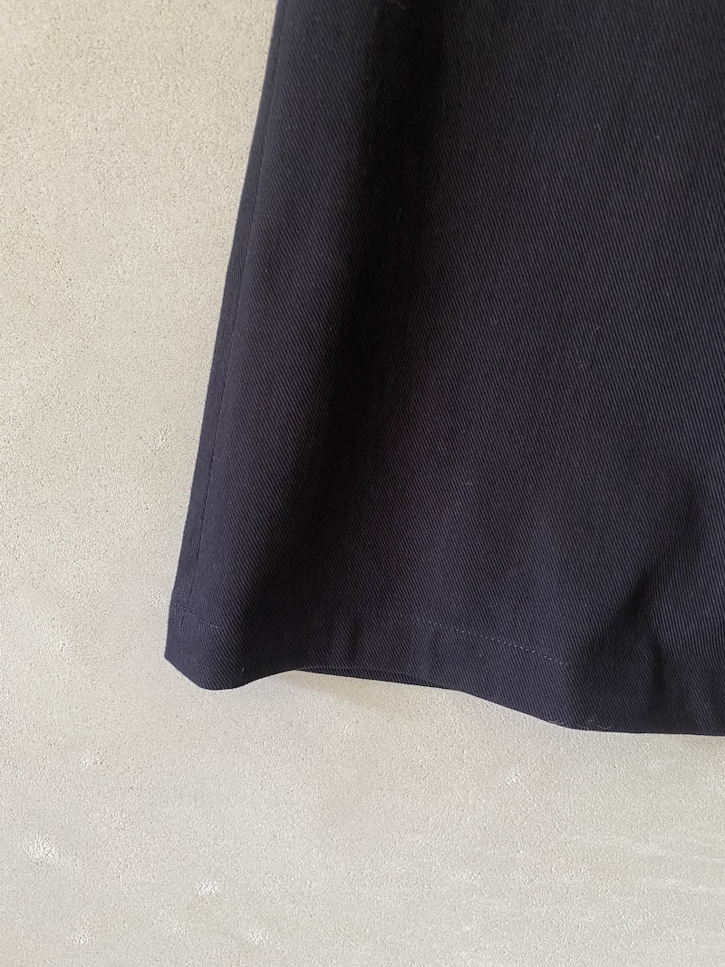 Marina Lari Heavy Cotton Navy Blue Trousers