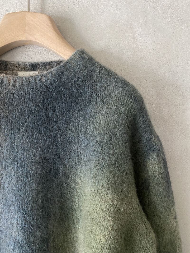 F Cashmere hand-painted multicolor boxy cashmere sweater