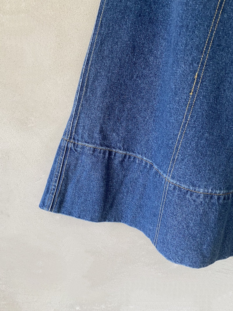 jeans blu a vita alta e gamba larga in denim scolorito Serie Numerica