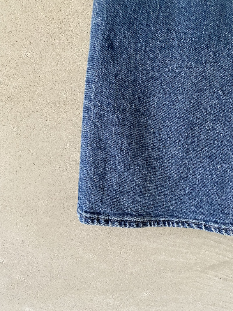 Jeans THE JINX HEEL in cotone elasticizzato con vita bassa e gamba svasata colore HRL - MOTHER 3